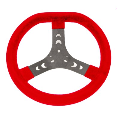 Volant de direction rouge (320 mm)