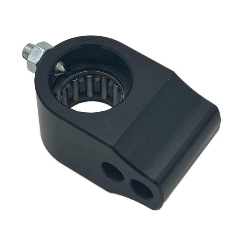 Support colonne de direction avec cage aluminium NOIR