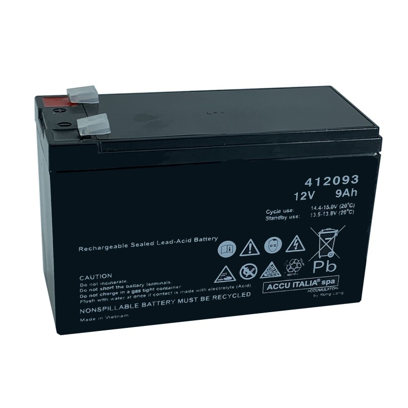 Batteria 12 volt 9 AH - 9.0AH