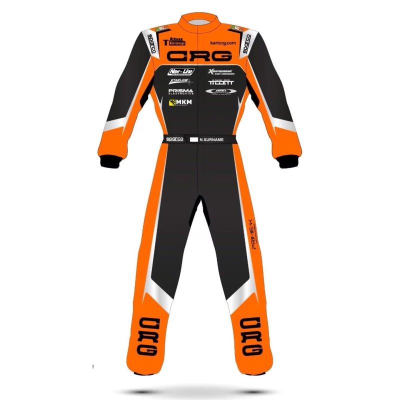 Kart Suit BLACK-ORANGE - CRG NEW!!