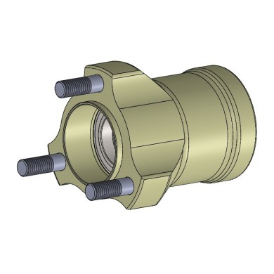 Mozzo Ruota Anteriore Magnesio 25mm x 83 - OK OKJ - Parolin