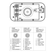 MyChron 6 - 2T - AIM - GPS Laptimer - Mit ABGASSONDE