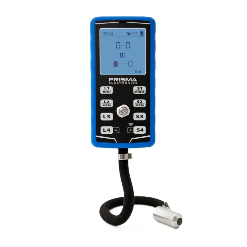 Digital Pressure Gauge HPM5 with Chronometer - HiPrema Prisma