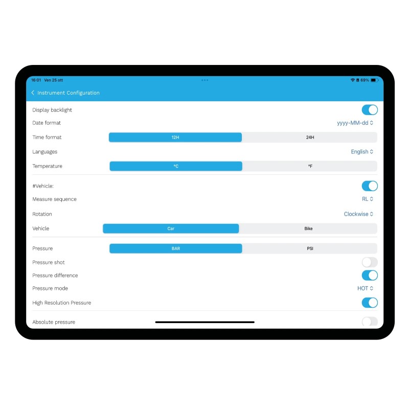 Manómetro Digital HPM5 COMPLETO con Cronómetro y Pirómetro