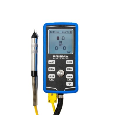 Digital Manometer HPM5 with DOUBLE PYROMETER - HiPrema Prisma