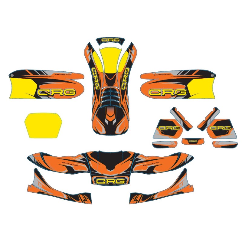 Kit Adhesivos CRG 507 / 509 - NEW, MONDOKART, kart, go kart