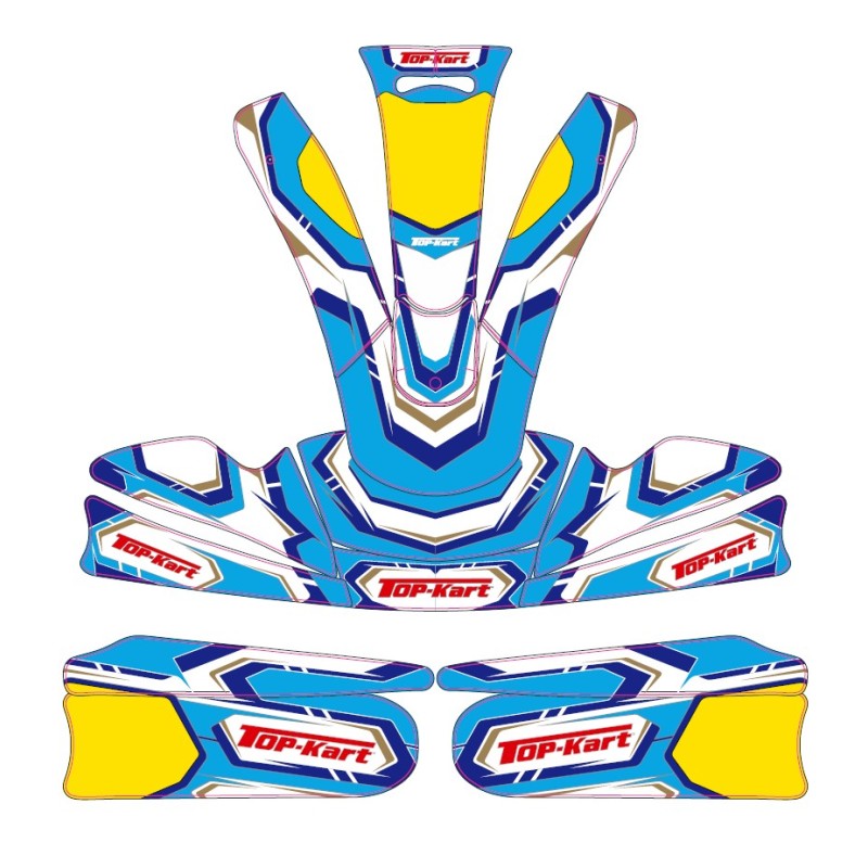 Bodyworks Stickers Top-Kart MK27 60cc Mini and Baby NEW!