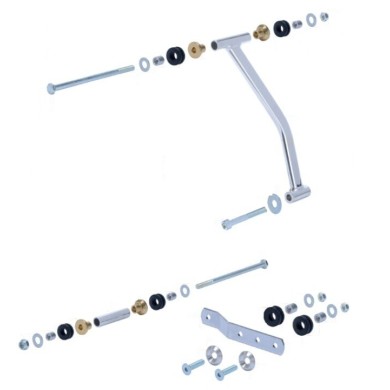 Radiator support kit 480x196 OTK Vortex TonyKart