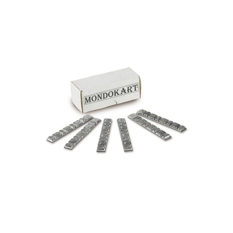 Adhesive lead strip for balancing wheel, mondokart, kart, kart