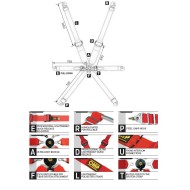 Cinture di Sicurezza OMP ONE 3+2 - ENDURANCE, MONDOKART, kart