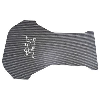 Carbon-Unterbodenaufkleber IPK - OK KZ, MONDOKART, kart, go
