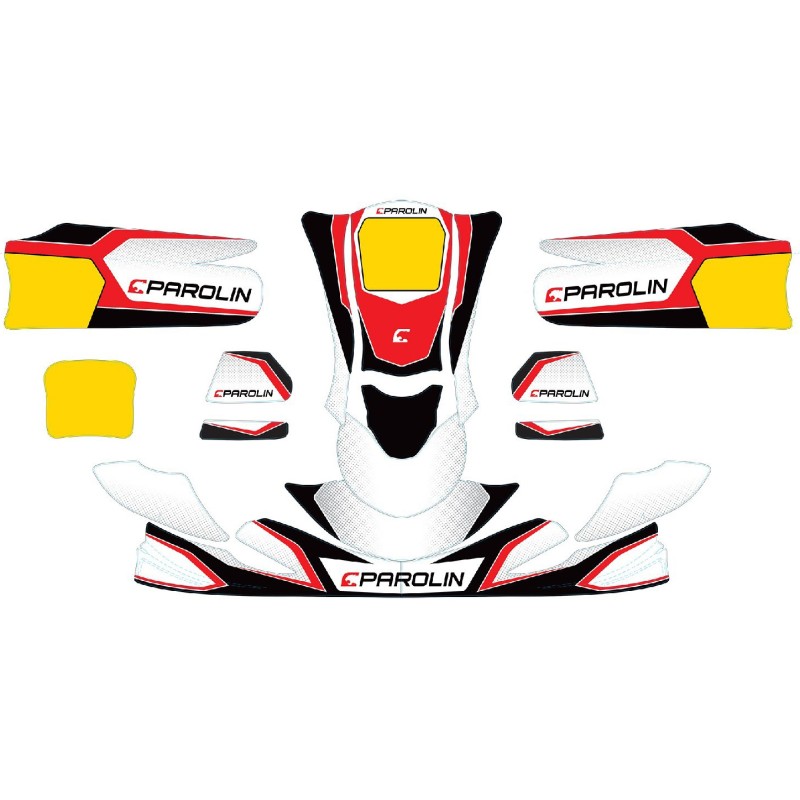 Kit Adesivi Carenature DYNAMICA-EVO OK/KZ Parolin - NEW
