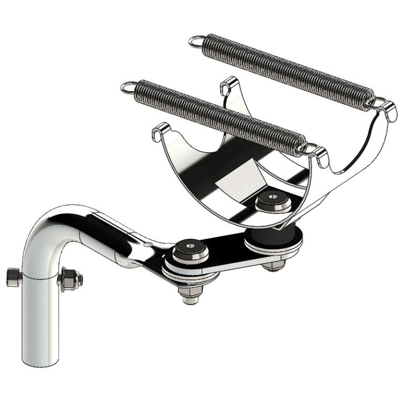 Kit Supporto Marmitta Regolabile OK/MINI - PAROLIN, MONDOKART