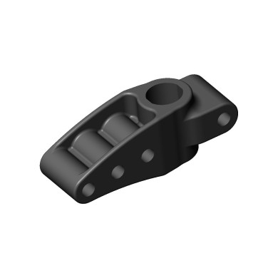 Support Colonne Direction Eurostar 3 Trous – Noir – Parolin