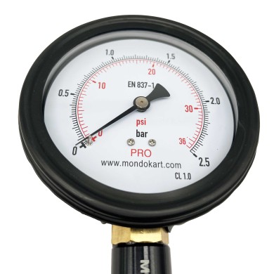Pressure Gauge Tyres Manometer Mondokart PRO
