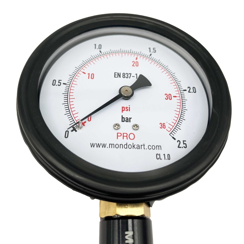 Pressure Gauge Tyres Manometer Mondokart PRO