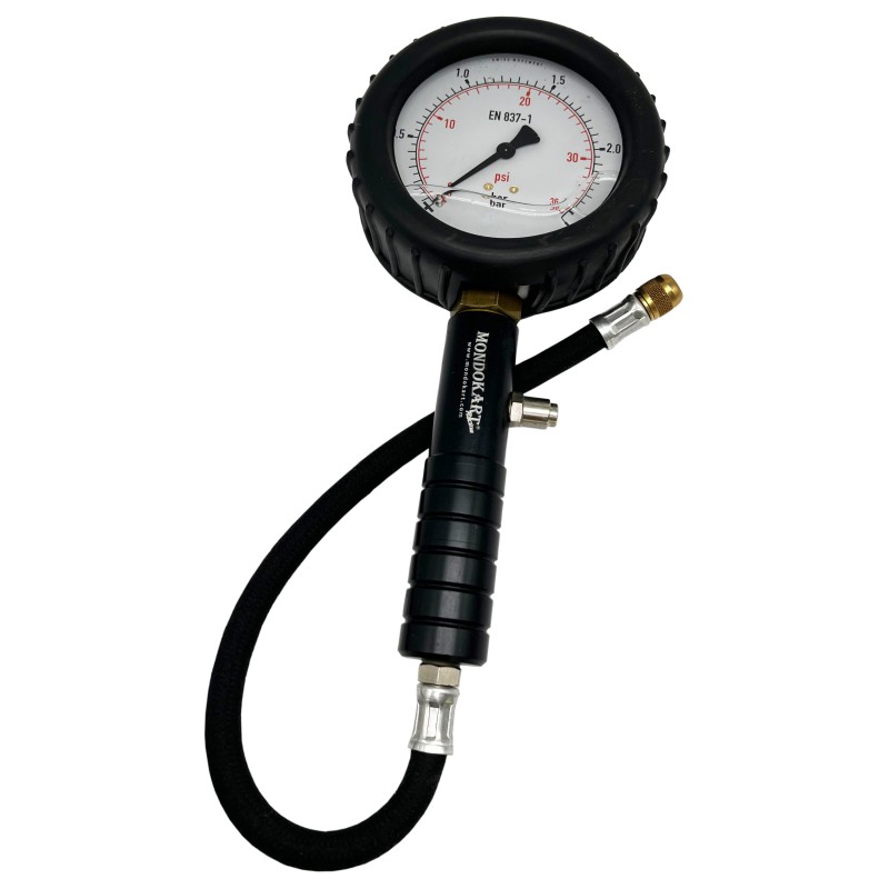 Pressure Gauge Tyres Manometer MONDOKART with Glycerine