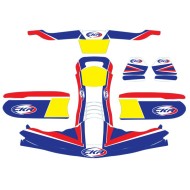 Kit Adhesivos CKR 509 + Tank, MONDOKART, kart, go kart