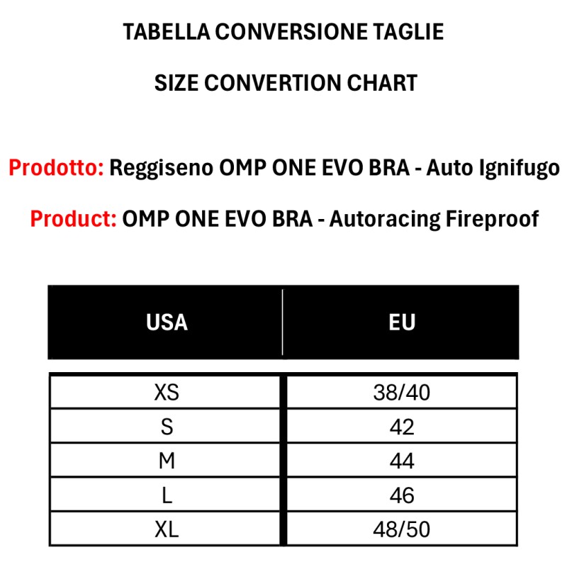 Reggiseno OMP ONE EVO BRA - Auto Ignifugo, MONDOKART, kart, go