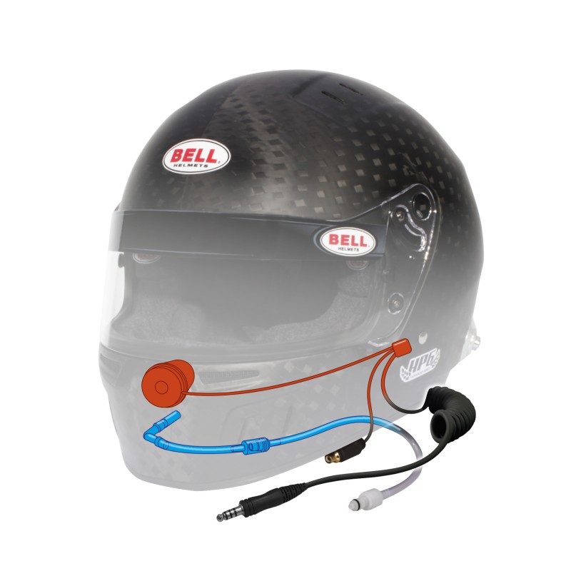 Casco BELL HP6 - RD Carbon - Auto Racing Ignifugo, MONDOKART