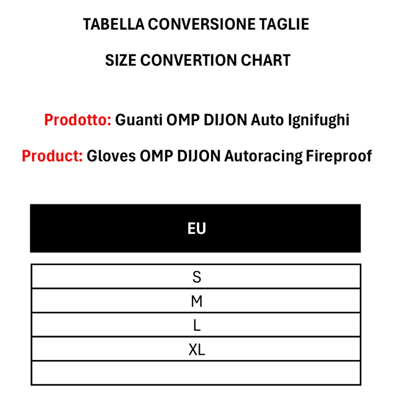 Gloves OMP DIJON Autoracing Fireproof