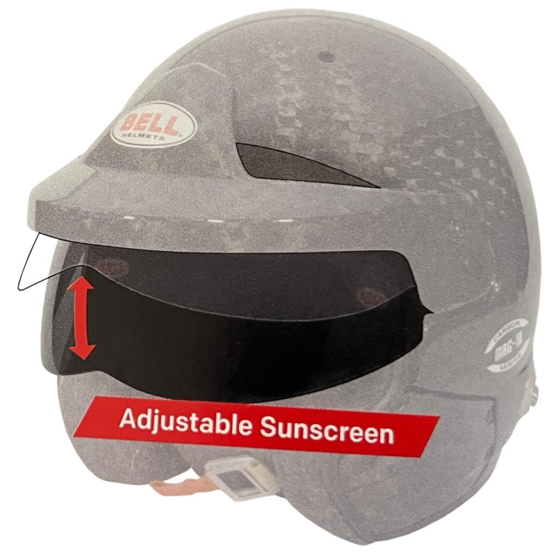 Casco BELL MAG-10 Carbon - Auto Racing Ignifugo, MONDOKART
