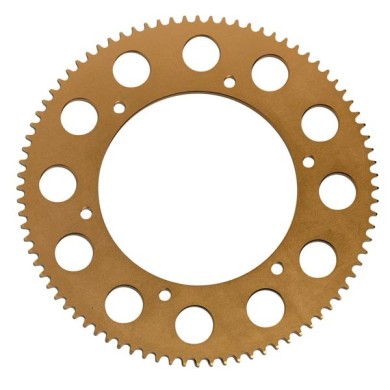 Sprocket Aluminum pitch 219 gold KF 60, mondokart, kart, kart