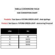 Suit Sparco FUTURA GREEN LIGHT - Autoracing Fireproof