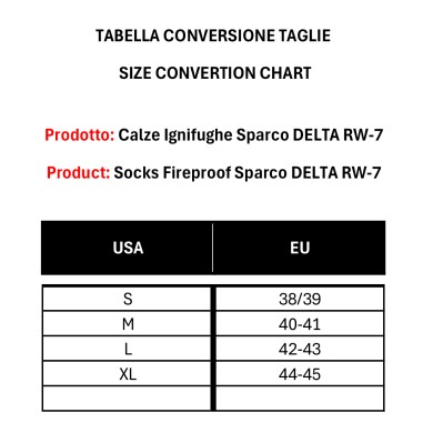 Calcetines Ignifugo Sparco RW-7 DELTA, MONDOKART, kart, go