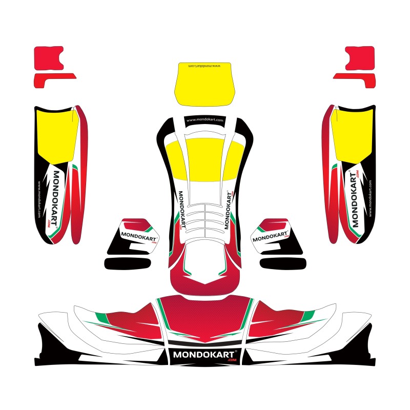 Aufkleber Kit KG 509 MONDOKART - LIMITED EDITION - NEW!!
