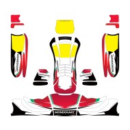 Kit Adhesivos para Carenado KG 509 MONDOKART - LIMITED EDITION