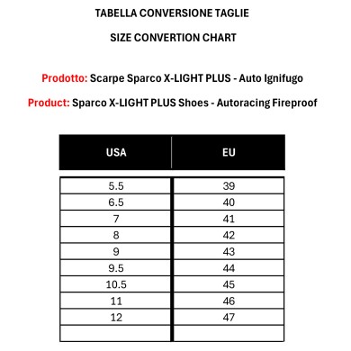Bottines Auto Racing Sparco X-LIGHT PLUS Ignifuge - NEW!