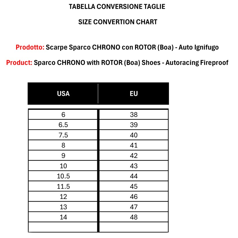 Bottines Auto Racing Sparco CHRONO avec ROTOR (Boa) Ignifuge