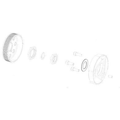 Rondelle ressort embrayage 20,4 x 32,5 x 1,5 Vortex, MONDOKART