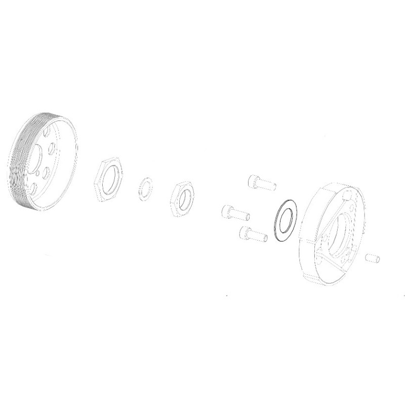 Washer Belleville clutch 20.4 x 32.5 x 1.5 Vortex, mondokart