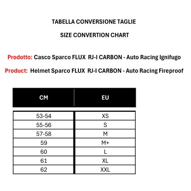 Casque Auto Racing Sparco FLUX RJ- I CARBON – Homologué FIA