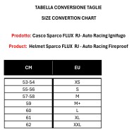 Rennencar Helm Sparco FLUX RJ – FIA 8859-2024 und SNELL SA 2020