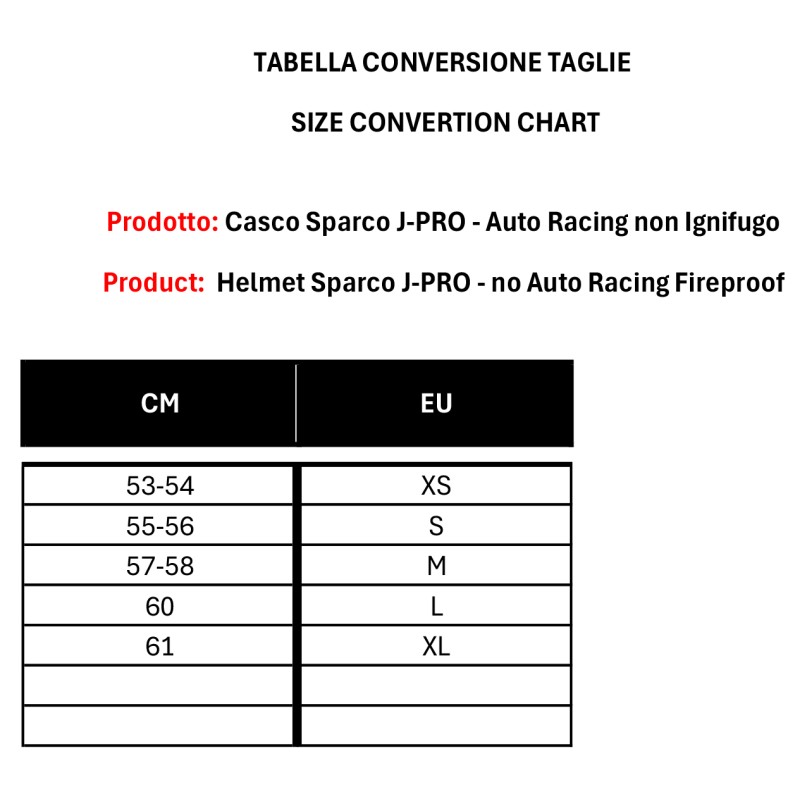 Casque Auto Racing Sparco J-PRO – Homologué ECE 22.