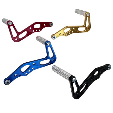 Par Pedales en Aluminio anodizado