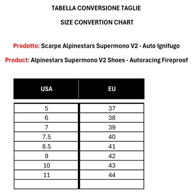 Bottines Auto Racing Alpinestars Supermono V2 Ignifuge