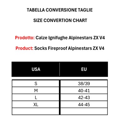 Calcetines Ignifugo Alpinestars ZX V4, MONDOKART, kart, go