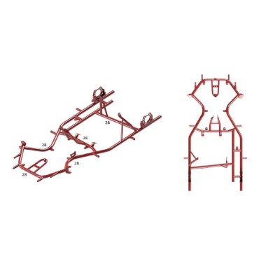Frame Minikart (CUB CUB 1 oder 2)