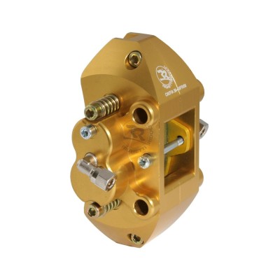 Etrier de frein arrière 4 pistons anodisé, MONDOKART, kart, go