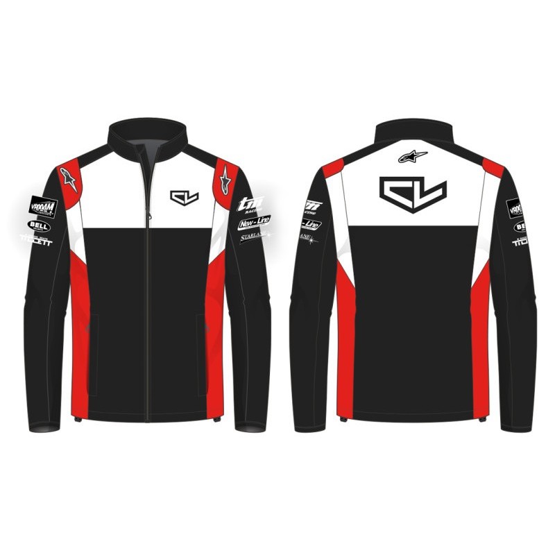 Cortavientos Soft Shell CHARLES LECLERC, MONDOKART, kart, go