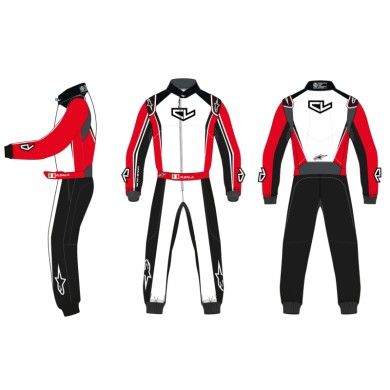 Kart Suit CHARLES LECLERC, mondokart, kart, kart store