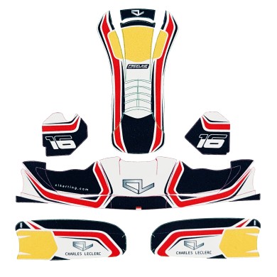 Kit Deco CHARLES LECLERC OK & KZ 509, MONDOKART, kart, go kart
