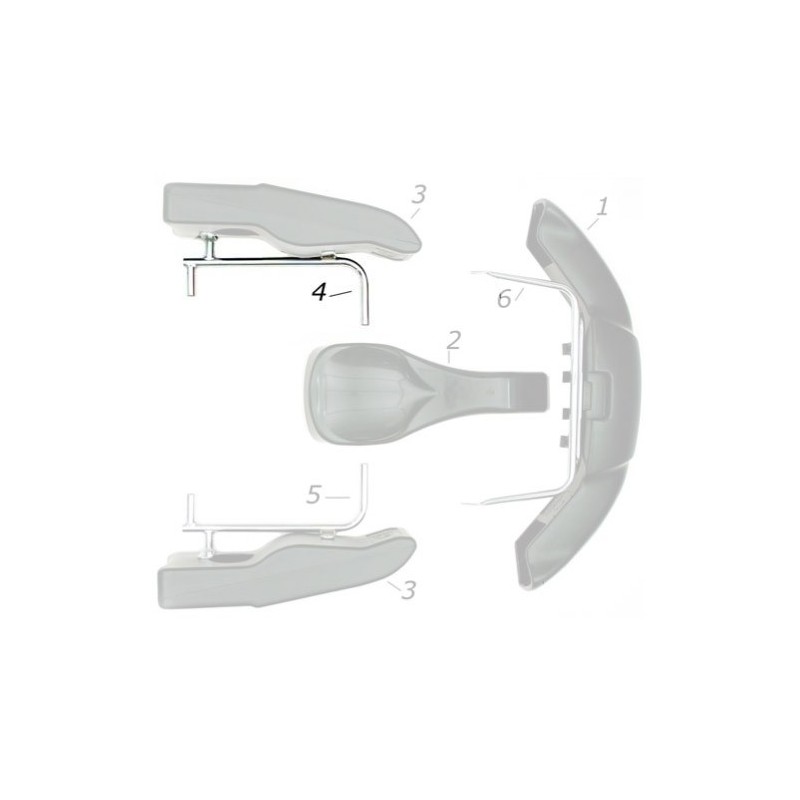 Soporte lateral Parachoques NEW AGE SX Mini CRG, MONDOKART