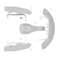 Support Side Bumper New Age Left CRG Mini, mondokart, kart