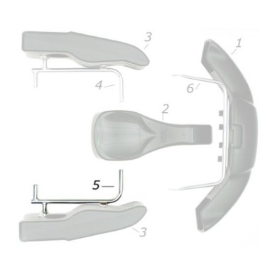 Soporte lateral Parachoques NEW AGE DX CRG Mini, MONDOKART