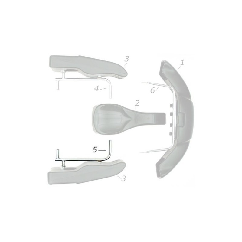 Support Ponton droite New Age DX Mini CRG, MONDOKART, kart, go